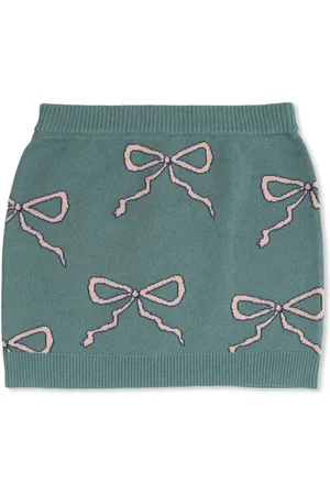 Tiny Cottons Falda de punto de intarsia