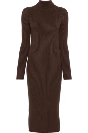Twin-Set Vestido midi de canalé