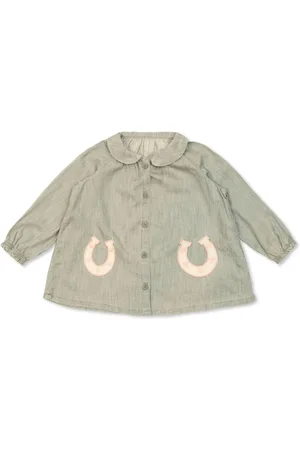 Stella McCartney Blusa con aplique Horseshoe