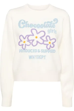 Chocoolate Jersey con bordado floral