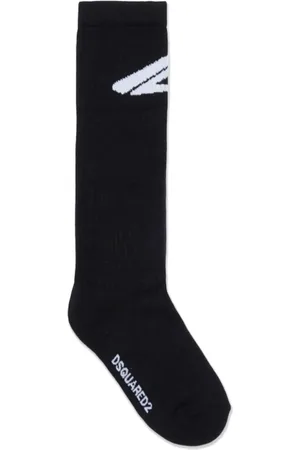 Dsquared2 Calcetines con logo en intarsia