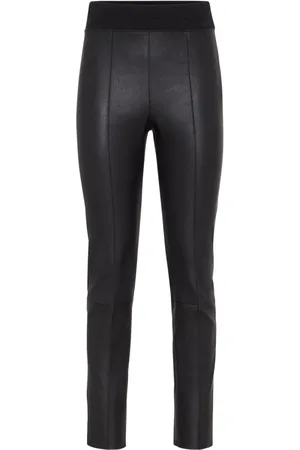 Brunello Cucinelli Leggins con efecto de cuero