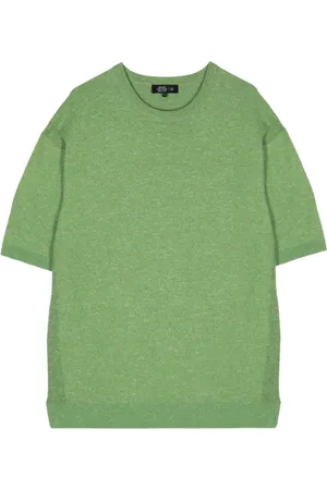 MAN ON THE BOON. Camiseta con cuello redondo