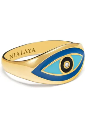 Nialaya Anillo Evil Eye grande