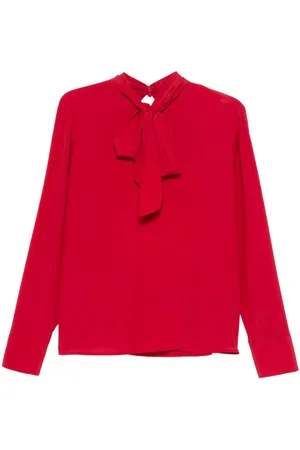 Twin-Set Blusa con detalle de pañuelo