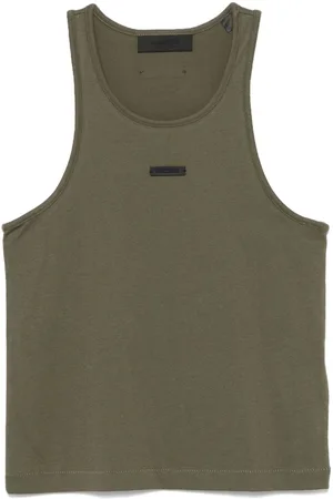 FEAR OF GOD Camiseta sin mangas con aplique del logo