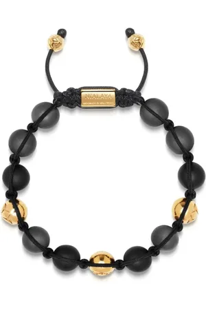 Nialaya Pulsera con cuentas y acabado mate