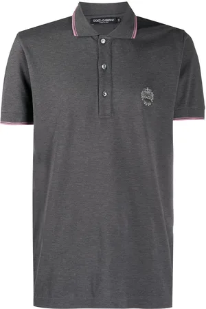 Dolce & Gabbana Polo con logo bordado