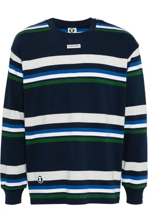 A Bathing Ape Camiseta a rayas horizontales