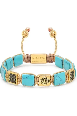 Nialaya Pulsera con apliques de gemas