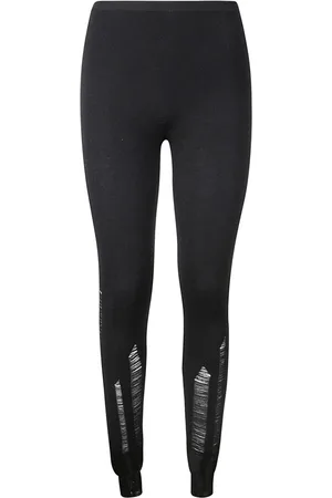 Maison Margiela Leggins con detalles rasgados