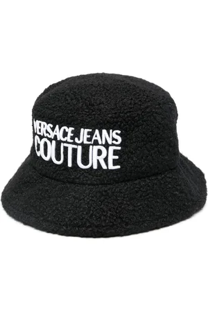 VERSACE Sombrero de pescador con logo bordado
