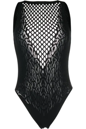 Roberto Cavalli Bañador con estampado de leopardo