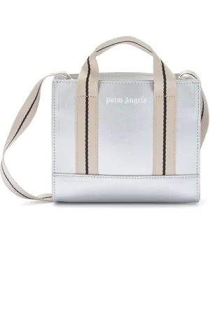 Palm Angels Bolso shopper metalizado