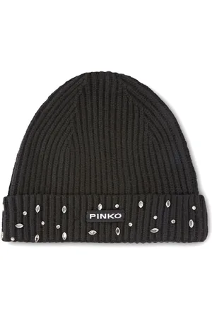 Pinko Gorro con parche del logo