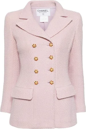 CHANEL Abrigo GRIPOIX con doble botonadura 1996