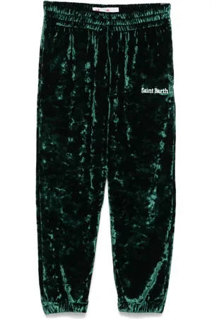MC2 SAINT BARTH Pantalones de chándal con logo bordado