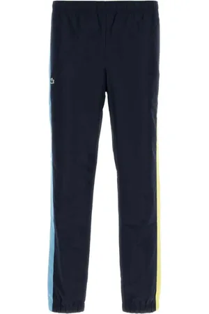 Lacoste Pantalones de chándal con rayas laterales