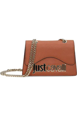 Roberto Cavalli Bolso de hombro con placa del logo