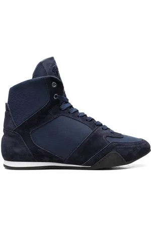 VERSACE Zapatillas High Top Greek Key Navy