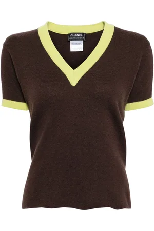 CHANEL Top de punto 2000