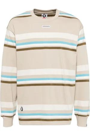 A Bathing Ape Camiseta a rayas horizontales
