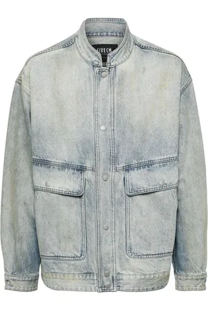 FIVE CM Chaqueta vaquera con efecto degradado