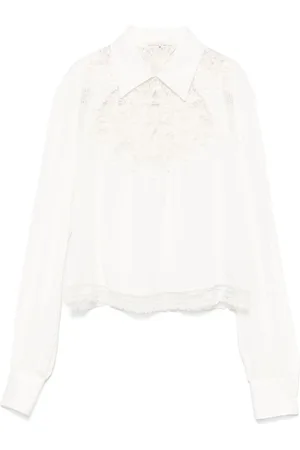 ERMANNO SCERVINO Blusa con ribetes de encaje