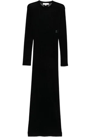 Ludovic De Saint Sernin Vestido largo con detalle fruncido