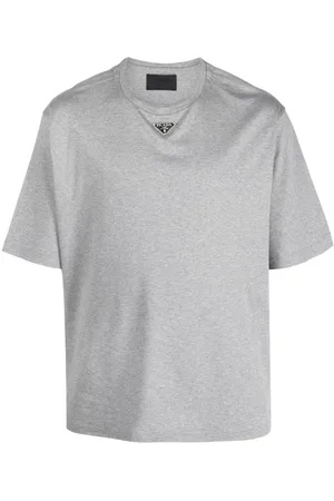 Prada Camiseta con logo triangular
