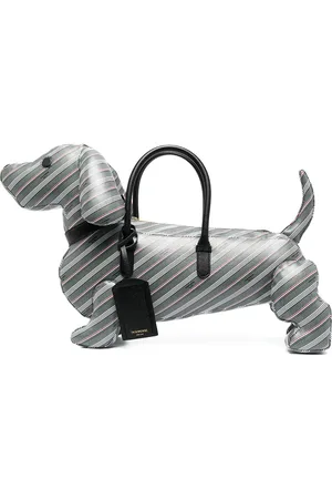 Thom Browne Bolso shopper con logo Hector estampado