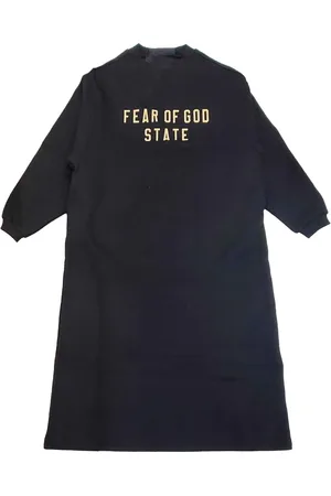 FEAR OF GOD Vestido con logo estampado