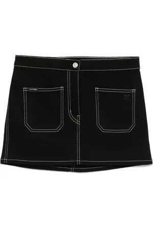 Courrèges Falda corta vaquera