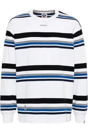 A Bathing Ape Camiseta a rayas horizontales