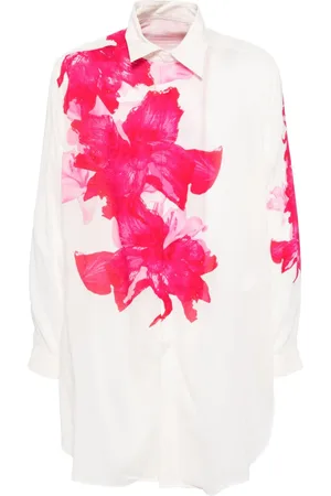 YOHJI YAMAMOTO Camisa con motivo floral