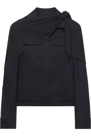 Courrèges Chaqueta vaquera drapeada
