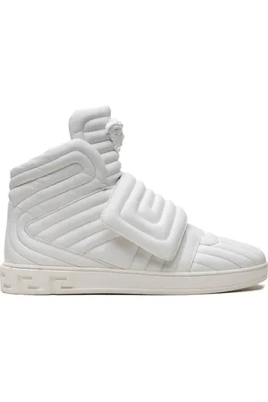 VERSACE Zapatillas altas White acolchadas