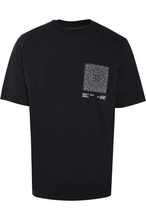AMIRI Camiseta con aplique de bandana