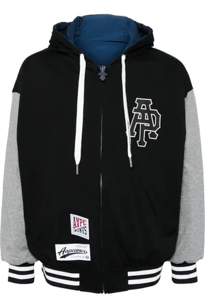 A Bathing Ape Chaqueta bómber con aplique del logo