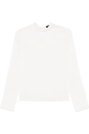 THEORY Blusa con detalle de pañuelo