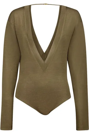 Saint Laurent Body de punto fino