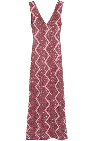 Missoni Vestido largo con detalles en zigzag