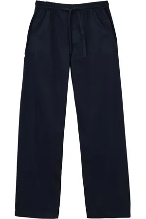 LEMAIRE Pantalones rectos con cordones