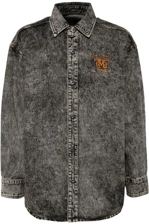 Musium Div. Camisa vaquera con efecto lavado