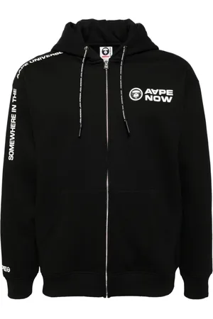 A Bathing Ape Chaqueta con capucha y parche del logo