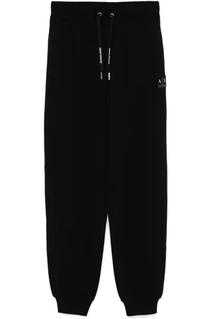 Armani Exchange Pantalones de chándal con parche del logo