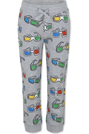Stella McCartney Pantalones de chándal con gafas estampadas