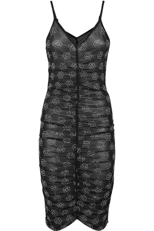 Philipp Plein Vestido con monograma