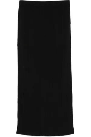 Issey Miyake Falda midi Hatching Bottoms