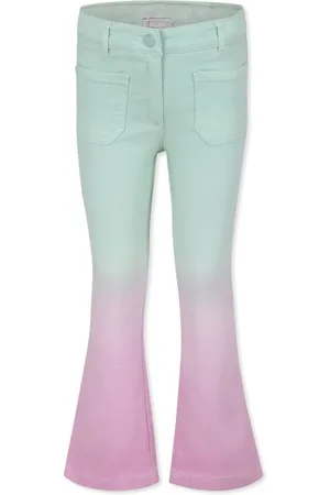 Stella McCartney Vaqueros acampanados con estilo sombreado